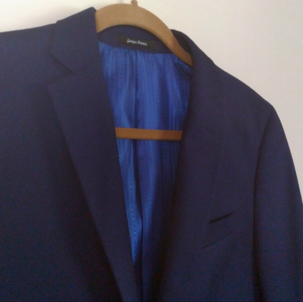 Giorgio Fiorelli Men's Elegant Navy Blue Classic Office Blazer‎